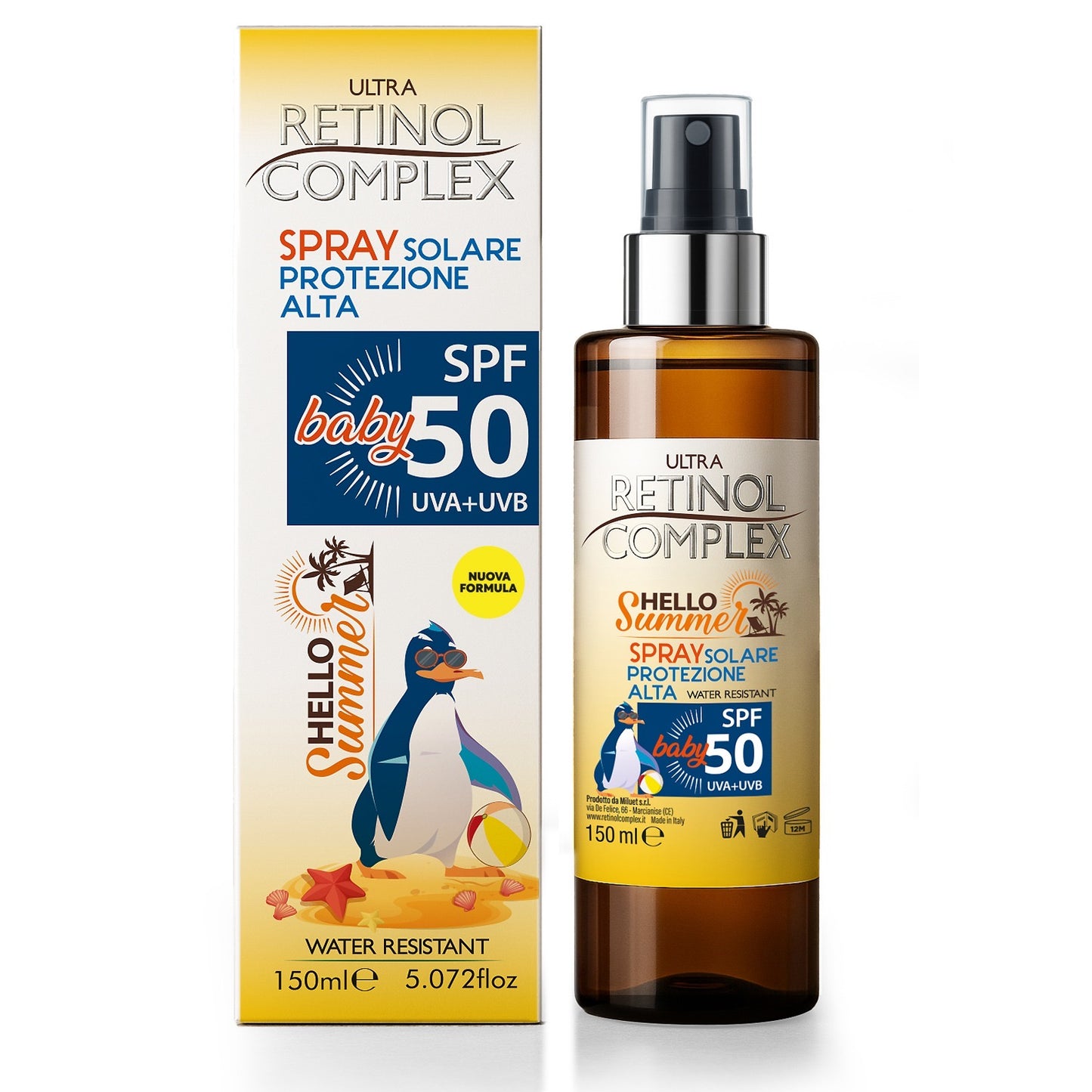 Ultra Retinol Complex SPRAY SOLARE SPF50 BABY 150ml