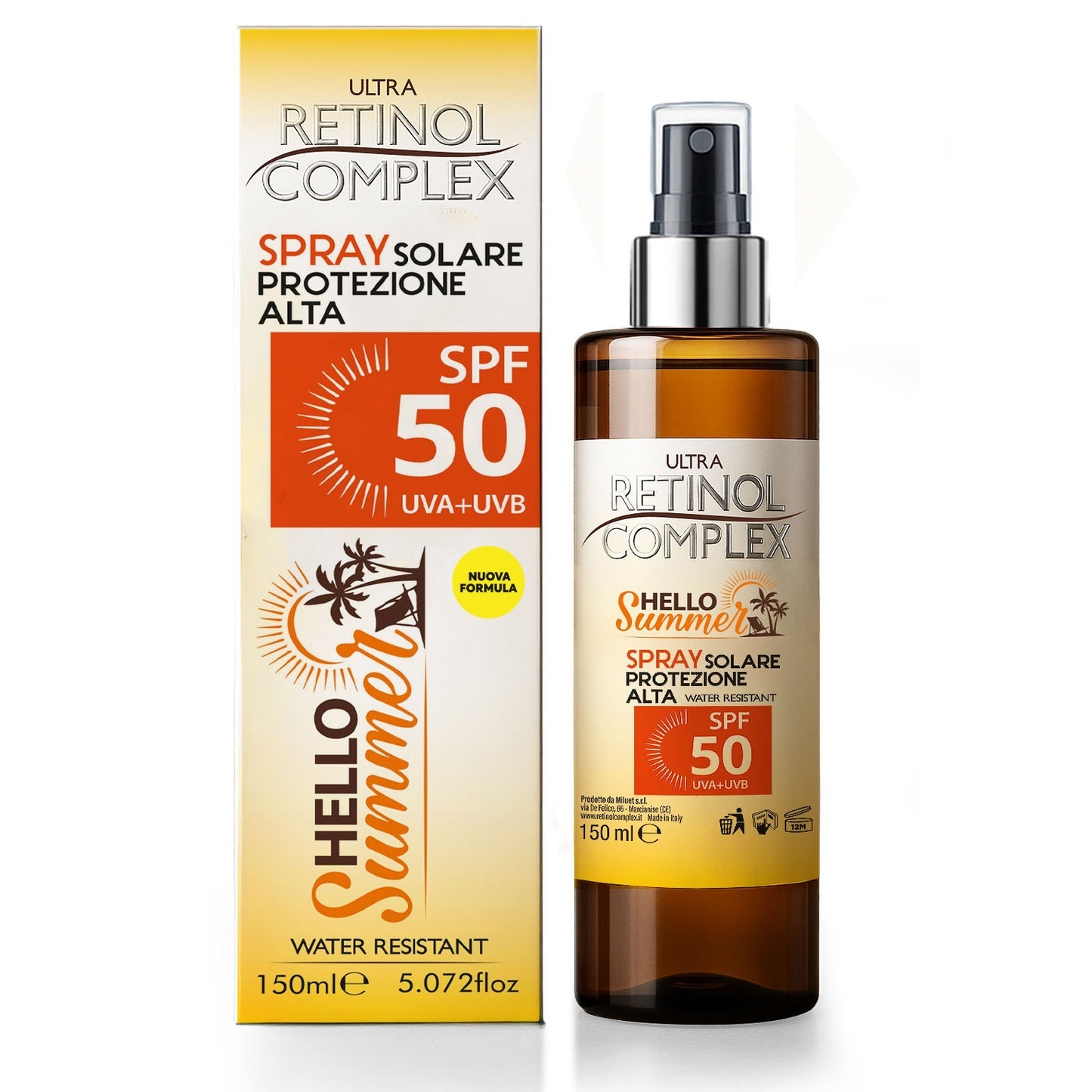 Ultra Retinol Complex SOLARE SPRAY SPF 50 150ml