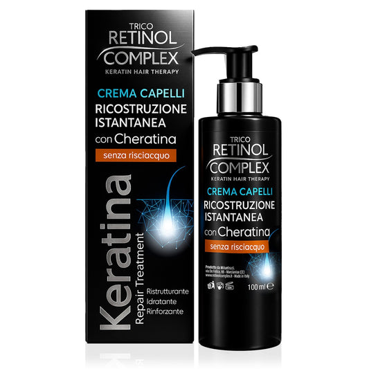 CREMA CAPELLI RICOSTRUZIONE ISTANTANEA ALLA CHERATINA 100ml